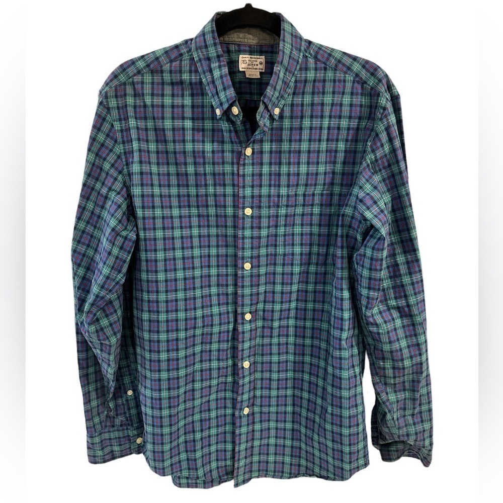 J. Crew Men’s 100% Cotton‎ Button Down Excellent Medium